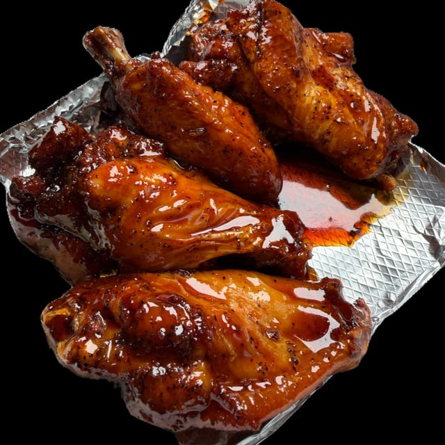 BACHI DOUBLE FRIED WINGS 5 PIECE.